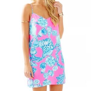 Lilly Pulitzer Pink and Blue Strappy Dress